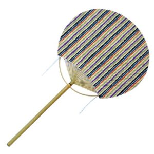 shikoku group fan, unisex, approx. 8.7 x 16.5 inches (22 x 4