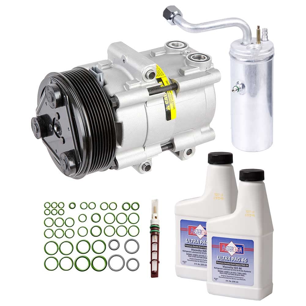 AC Compressor & A/C Kit For Ford F250 F350 F450 F550 F-250 F-350 F-450 F-550 Super Duty - BuyAutoParts 60-80242RK New