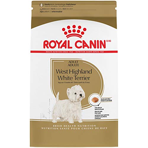 Royal Canin West Highland White Terrier Adult Breed Specific Dry Dog Food, 10 lb bag