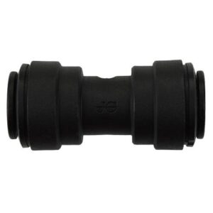 john guest speedfit 738282 black 1/2" od polypropylene push-to-connect union connector (10-pack)