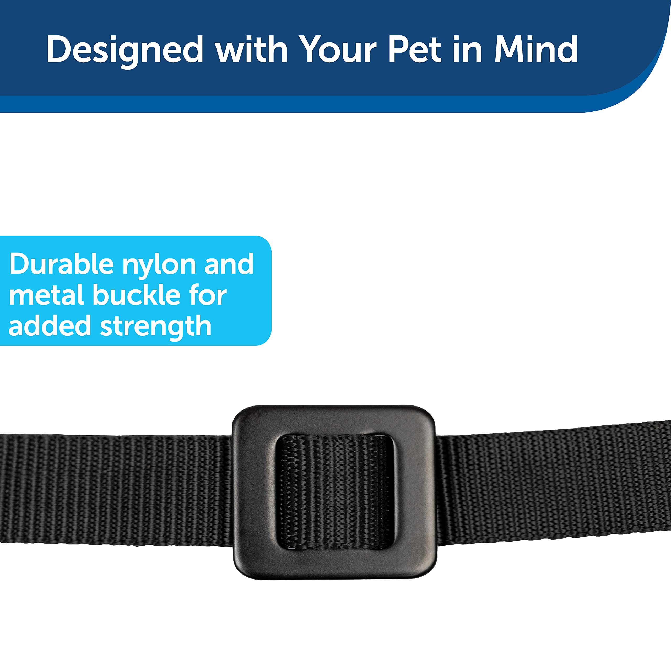 PetSafe Happy Ride Seat Belt Tether for Dogs, Adjustable Strap Keeps Pets Secure in Car