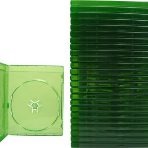 (25) 12mm Replacement Video Game Cases - Translucent Green - Compatible with Xbox One - #VGBR12XONE