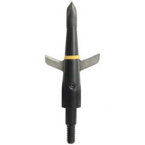 swhacker 100 grain 1.75-inch cut broadhead (set of 3), large, black