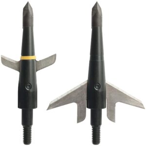 Swhacker 100 Grain 1.75-Inch Cut Broadhead (Set of 3), Large, Black