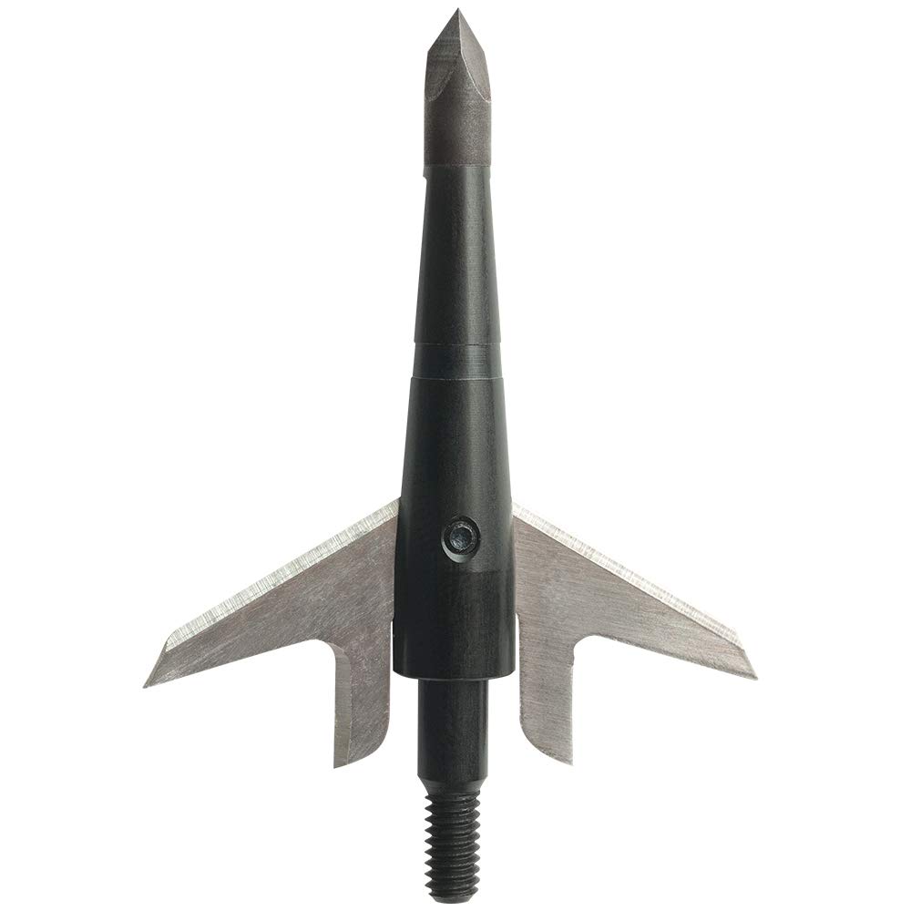 Swhacker 100 Grain 1.75-Inch Cut Broadhead (Set of 3), Large, Black