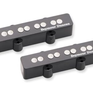 Seymour Duncan Quarter Pound Jazz Bass Pickup Set - High Output Neck and Bridge Bass Guitar Pickups