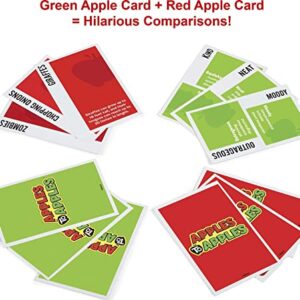 Mattel Games Apples to Apples Card Game, Family Game for Game Night with Family-Friendly Words to Make Crazy Combinations