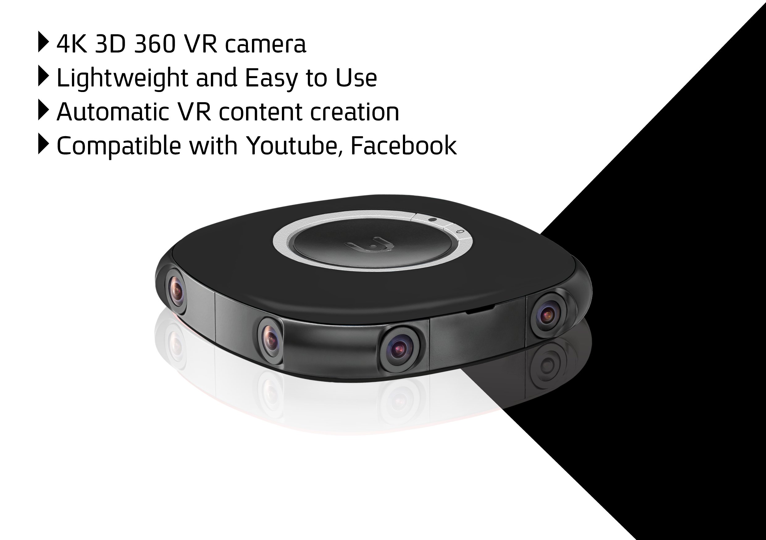 Vuze - 3D 360° 4K VR Camera - Black