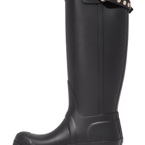 Hunter Women's Original Tall Rain Boot, Black, 10 M