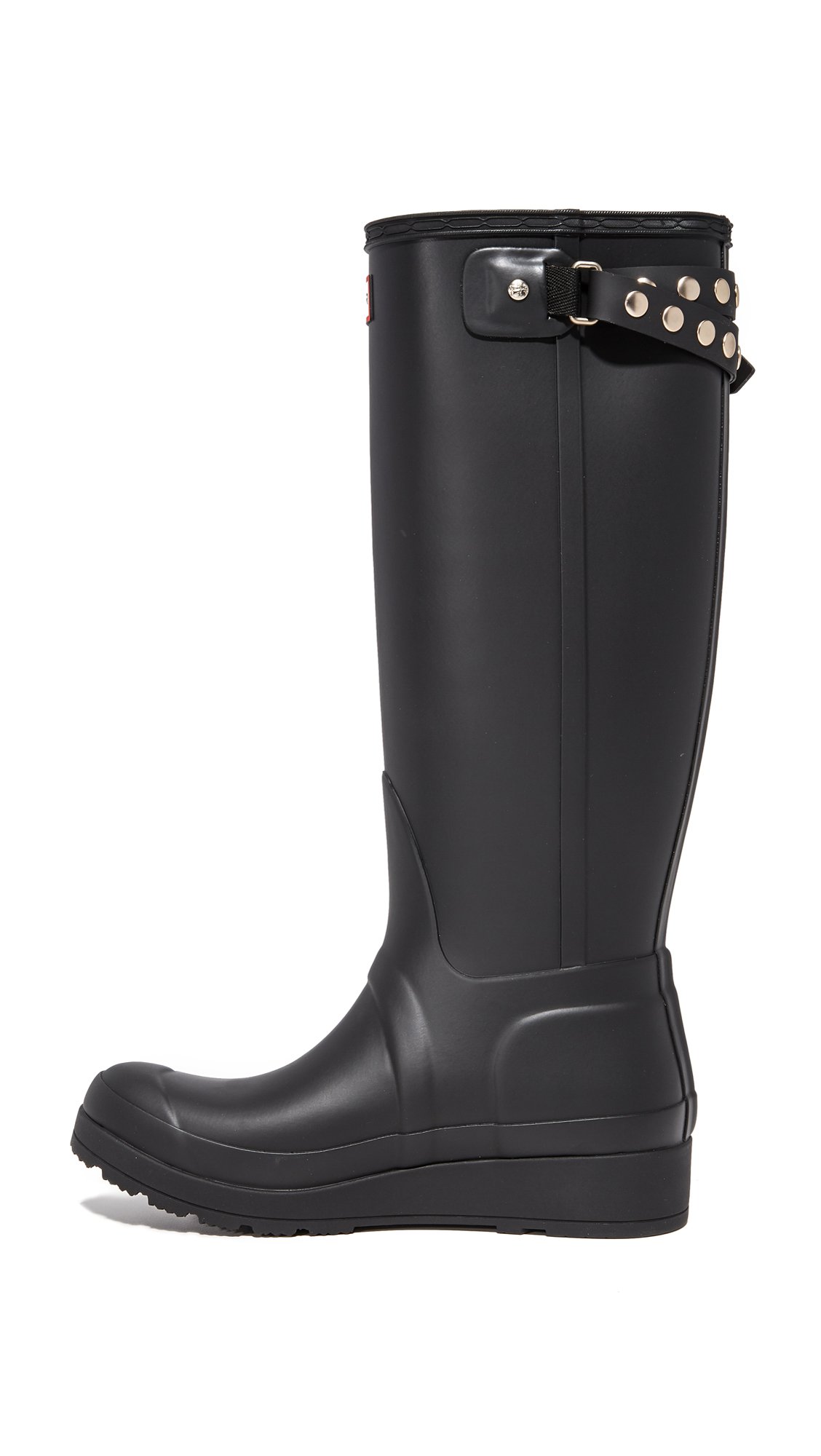 Hunter Women's Original Tall Rain Boot, Black, 10 M