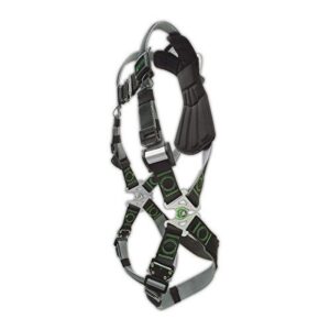 honeywell rdt-qc/ubk miller revolution dualtech webbing chemical-resistant harness, universal, black