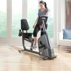 Life Fitness RS1 Recumbent Indoor Cycling Exercise Bike with Go Console