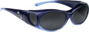 fitovers jonathan paul small aurora sapphire polarized gray sunglasses