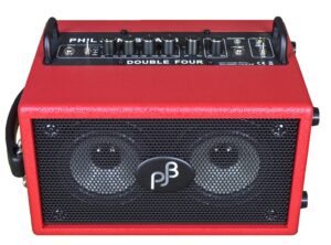 phil jones bass double four 2 x 4-inch 70-watt bass combo amp - red