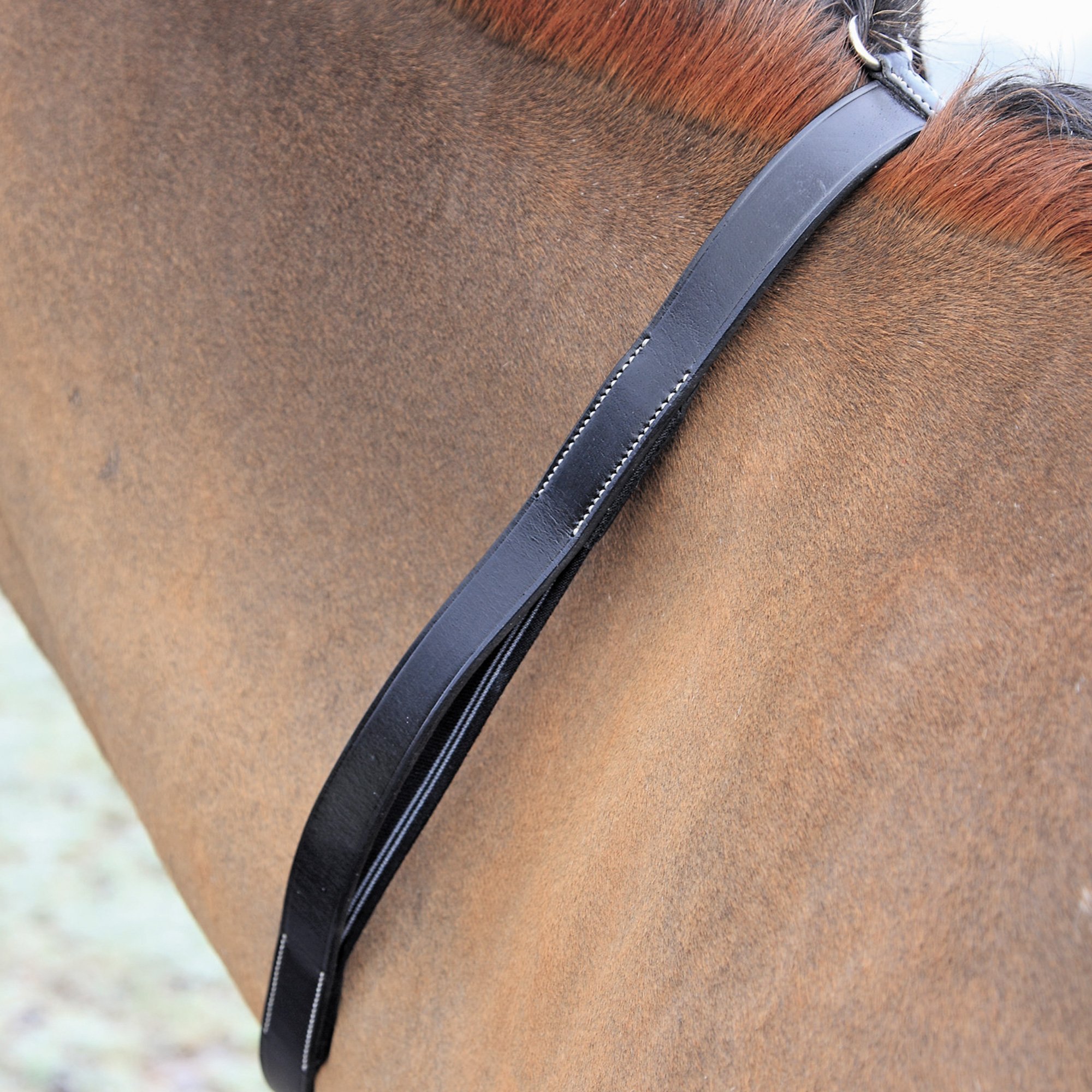 Shires Tapestry Neck Strap Full Oakbark