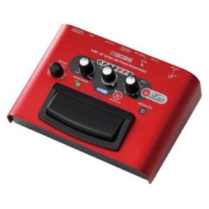 BOSS VE-2 Vocal Echo Pedal for Singing Guitarists | Real-Time Vocal Harmonies and Effects | Create Harmonies with Manual Key Selection | Connect Guitar for Auto Harmony Function | 24 Harmony Types