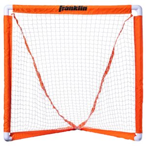 Franklin Sports Youth Lacrosse Goal - Small Kids Lacrosse Net - Portable Lax Mini Box Goal - Backyard Goal for Youth Lacrosse - 38" x 38"