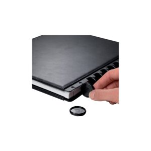 Staples 923050 Arc System 1-Inch Notebook Expansion Discs Black 12/Pack (20773)