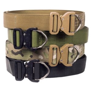 Elite Survival Systems Cobra Rigger's Belt with D Ring Buckle (Black, Large)