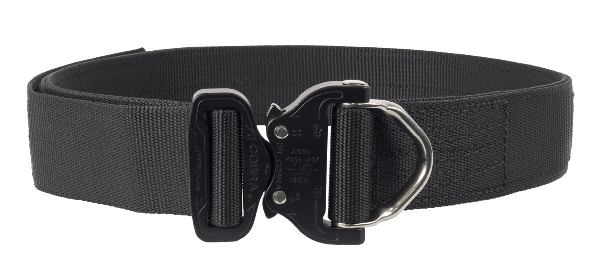 Elite Survival Systems Cobra Rigger's Belt with D Ring Buckle (Black, Medium)