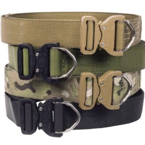 Elite Survival Systems Cobra Rigger's Belt with D Ring Buckle (Black, Medium)