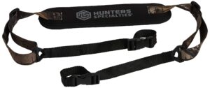 hunters specialties quick release bow sling - archery hunting cushioned non-slip neoprene realtree camo bow sling