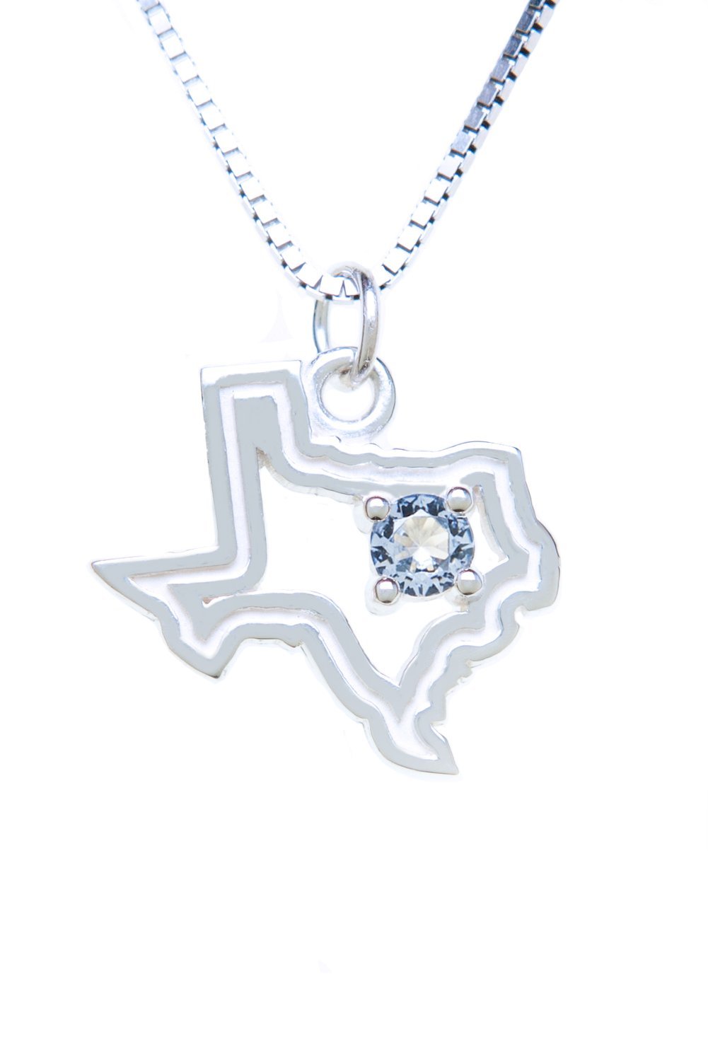 Kyle Jewelry Sterling Silver Pendant Charm Texas March