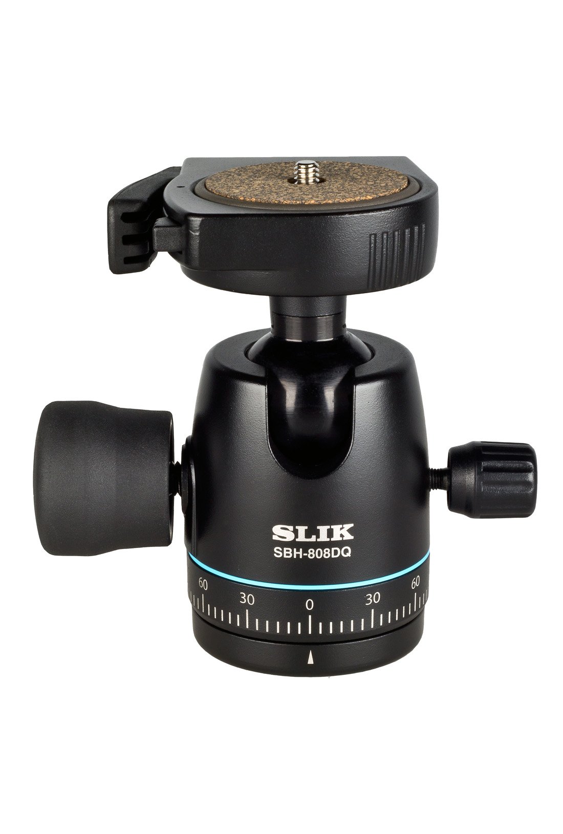 SLIK SBH-808DQ Ball Head with QR Plate, Black (618-758)