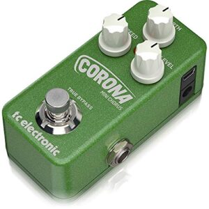 TC Electronic CORONA MINI CHORUS Ultra-Compact Chorus Pedal with Built-In TonePrint Technology