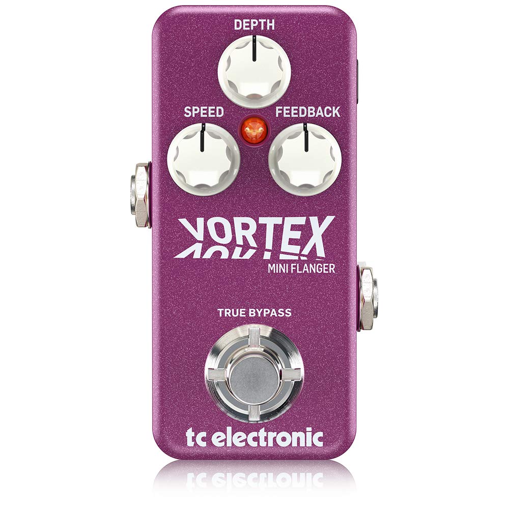 TC Electronic VORTEX MINI FLANGER Ultra-Compact Flanger Pedal with Built-In TonePrint Technology