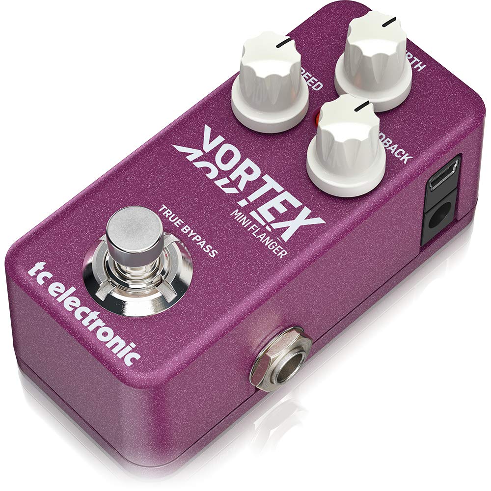 TC Electronic VORTEX MINI FLANGER Ultra-Compact Flanger Pedal with Built-In TonePrint Technology