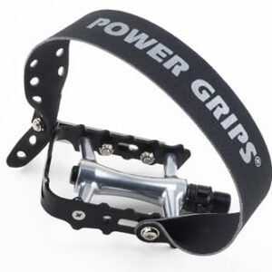 Power Grips High Performance Pre-Assembled Strap/Pedal Kit, Black, X-Large