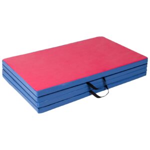 Polar Aurora 4'x8'x2 Multipe Colors Thick Folding Gymnastics Gym Exercise Aerobics Mats Stretching Fitness Yoga 10 Colors (4 Colors)