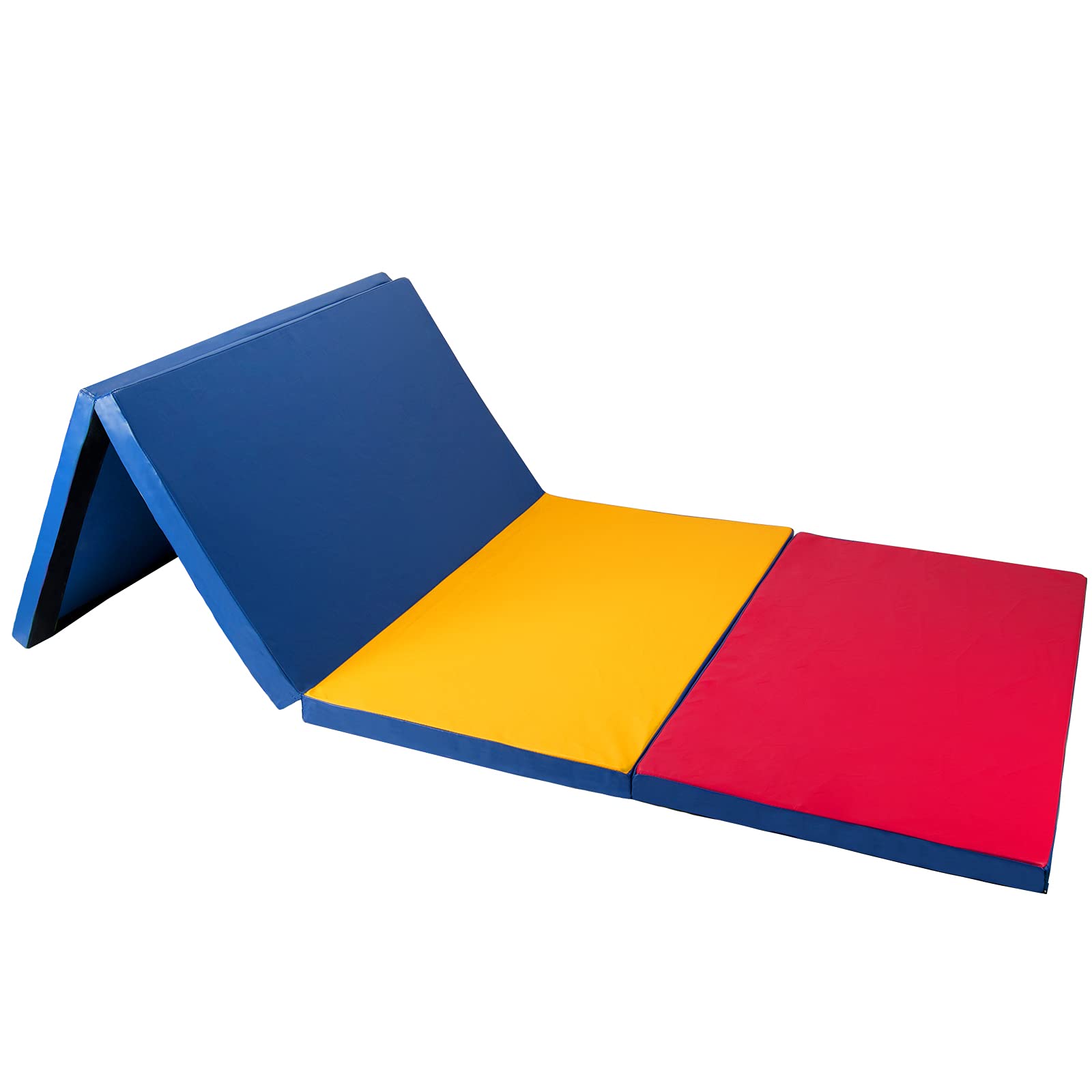 Polar Aurora 4'x8'x2 Multipe Colors Thick Folding Gymnastics Gym Exercise Aerobics Mats Stretching Fitness Yoga 10 Colors (4 Colors)