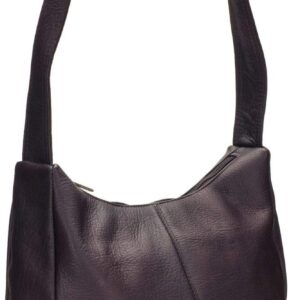 Le Donne Leather Urban Hobo Premium Colombian Leather Shoulder Bag Purse Hand Bag For Women (Cafe)