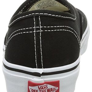 Vans Kids Authentic Black/True White Skate Shoe 13.5 Kids US