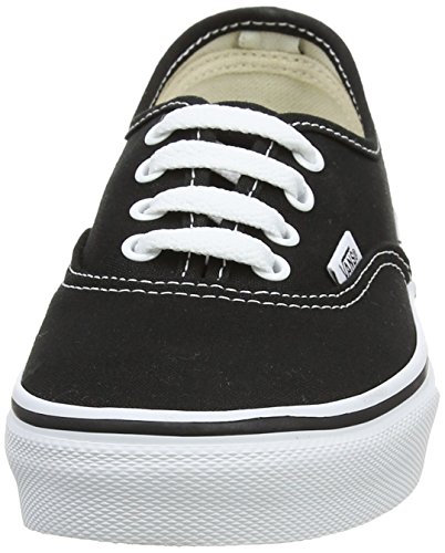 Vans Kids Authentic Black/True White Skate Shoe 13.5 Kids US