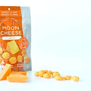 Moon Cheese - 100% Natural Cheese Snack - Cheddar - 2 oz, 10 ounce (pack of 1)