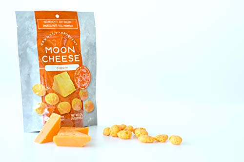 Moon Cheese - 100% Natural Cheese Snack - Cheddar - 2 oz, 10 ounce (pack of 1)