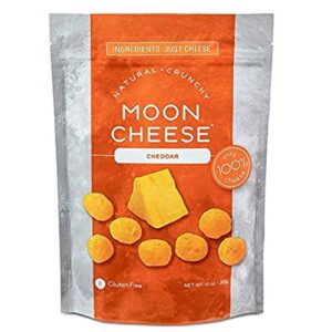 moon cheese - 100% natural cheese snack - cheddar - 2 oz, 10 ounce (pack of 1)