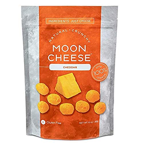 Moon Cheese - 100% Natural Cheese Snack - Cheddar - 2 oz, 10 ounce (pack of 1)