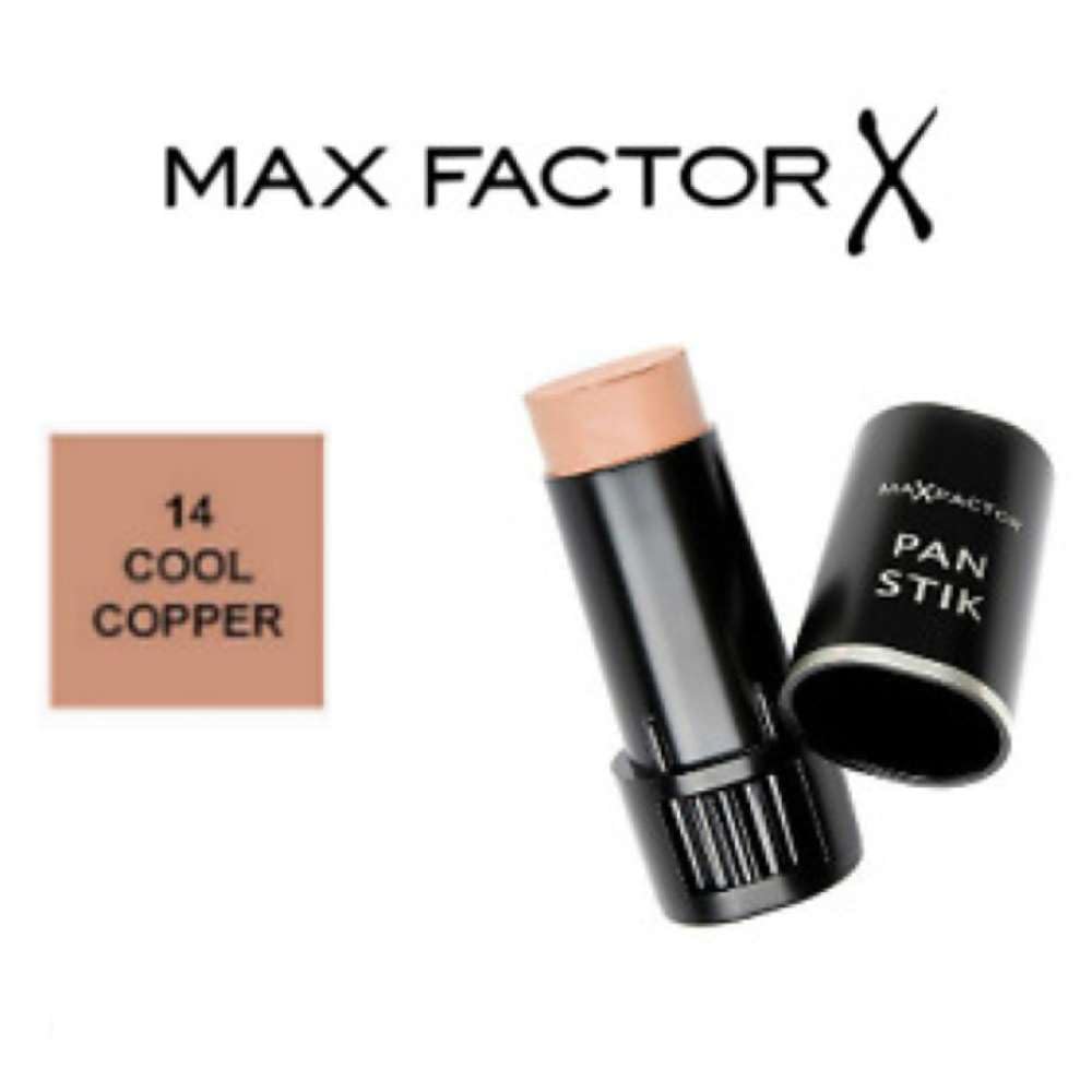 Max Factor Pan Stik Foundation- 14 Cool Copper 3 Pack