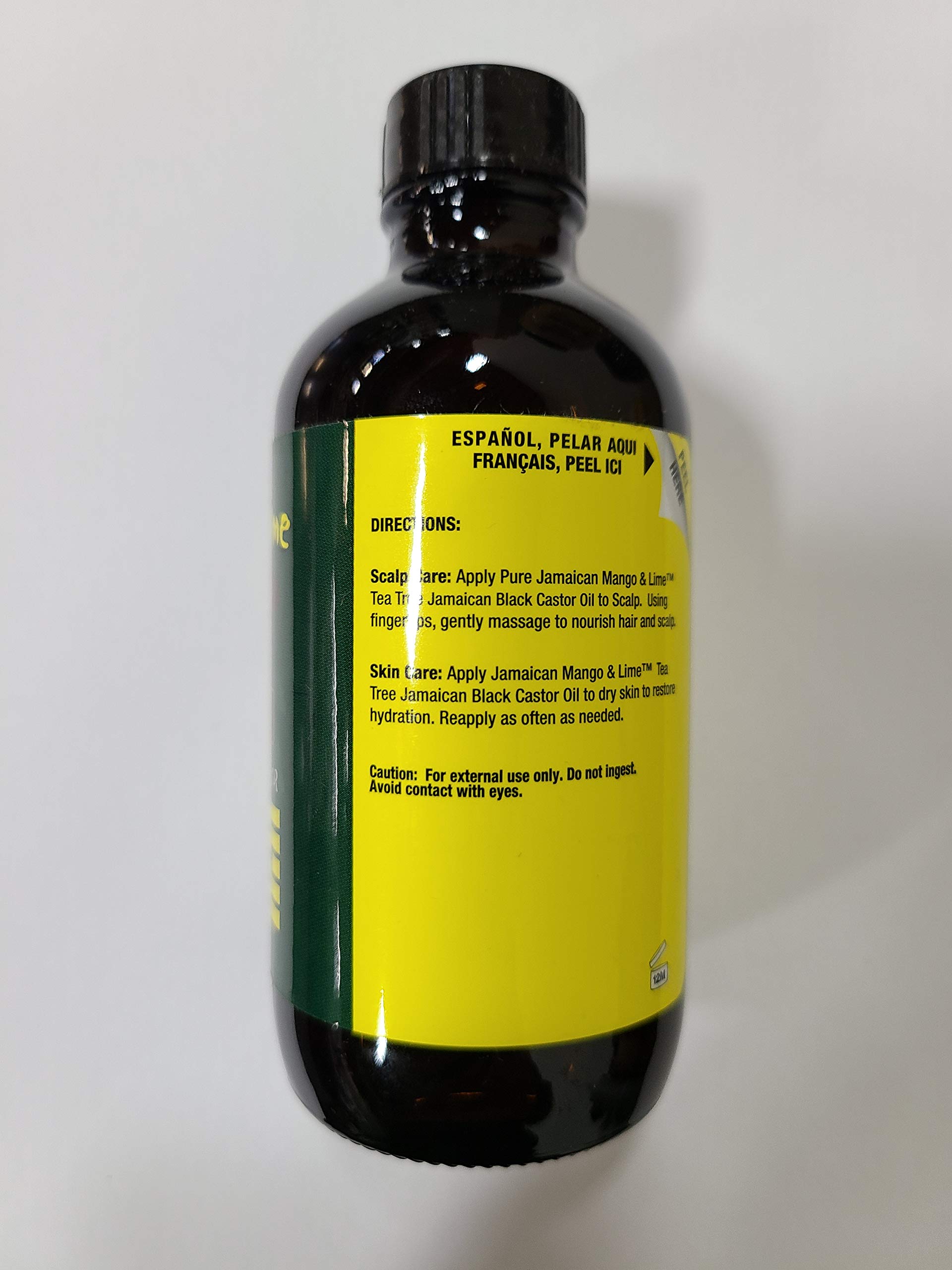 Jamaican Mango & Lime Tea Tree Black Castor Oil 4 oz