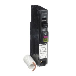 Square D - QO120DFC QO 20 Amp Single-Pole Dual Function (CAFCI and GFCI) Circuit Breaker