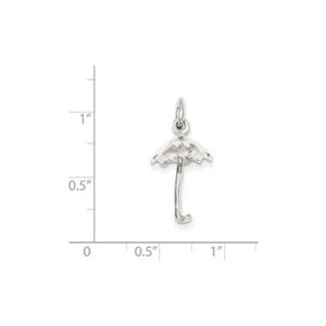 FJC Finejewelers Sterling Silver Umbrella Charm