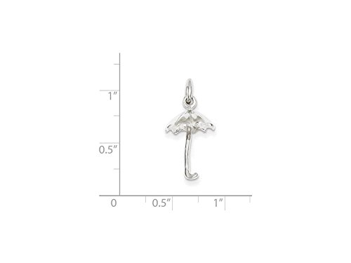 FJC Finejewelers Sterling Silver Umbrella Charm