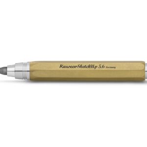 Kaweco SKETCH UP Clutch Pencil 5.6 mm 5B Brass I Exclusive Mechanical Pencil with Lead Refill I Pencil 10.5 cm