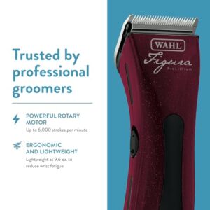 Wahl Professional Animal Figura Pet, Dog, Cat, and Horse Cordless Clipper Kit - Red