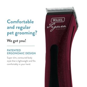 Wahl Professional Animal Figura Pet, Dog, Cat, and Horse Cordless Clipper Kit - Red