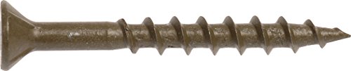 Hillman 48275 Brown Square Drive Deck Screws (#9 x 3") - 250 Pieces